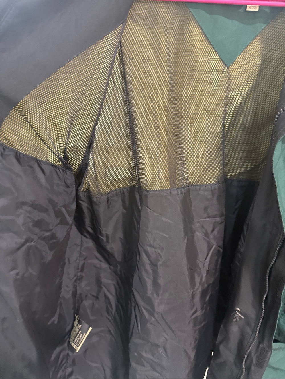Eddie Bauer Gore-Tex Men’s XL Waterproof Rain Jacket Green Outdoor Hiking Coat - Picture 5 of 5